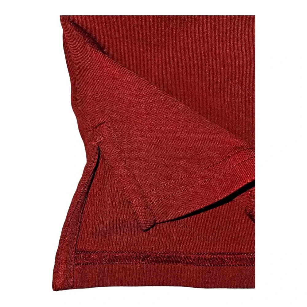 Under Armour Polo Small Men's Heat Gear Short Sleeve Red Golf Casual - Picture 6 of 7